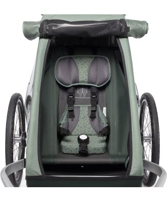 CROOZER OPORA HLAVY A TRUPU 2014+ JUNGLE GREEN / BLACK - 2