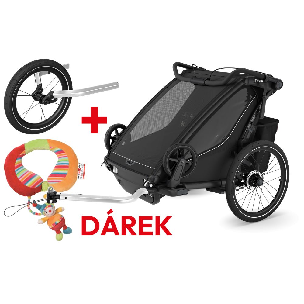 Akční set Thule Chariot Sport2 double Black 2024 - 1