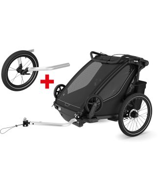 Akční set Thule Chariot Sport2 double Black 2024 - 2