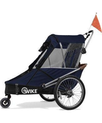 WIKE SPECIAL NEEDS LARGE NAVY BROWN speciální vozík za kolo pro větší děti do 150cm - 4