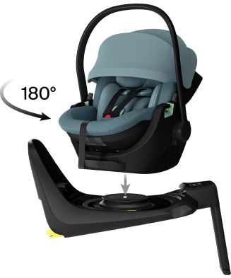 Thule Maple autosedačka pro kojence Mid Blue + ISOFIX základna Alfi  Thule autosedačky