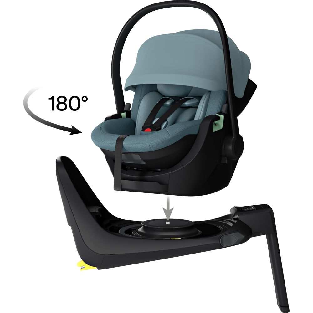 Thule Maple autosedačka pro kojence Mid Blue + ISOFIX základna Alfi  Thule autosedačky