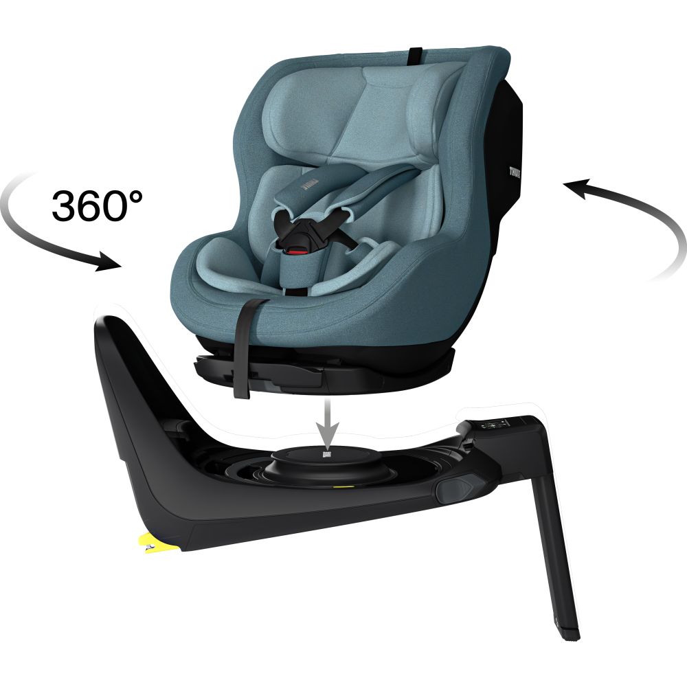 Thule Elm autosedačka pro batolata Mid Blue + ISOFIX základna Alfi  Thule autosedačky