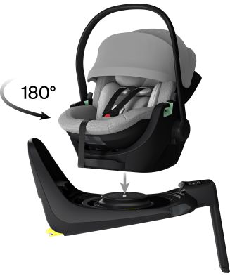 Thule Maple autosedačka pro kojence Light Grey + ISOFIX základna Alfi - 1