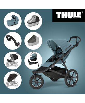 Akční set THULE URBAN GLIDE 3 MID BLUE SINGLE+Korba+Madlo+Plášť+Moskyt+Maple +ISO - 1