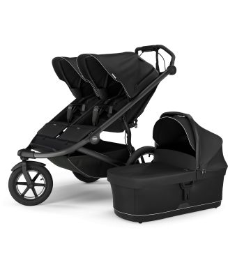 Akční set THULE URBAN GLIDE 3 BLACK DOUBLE + Korbička + Adaptér - 4