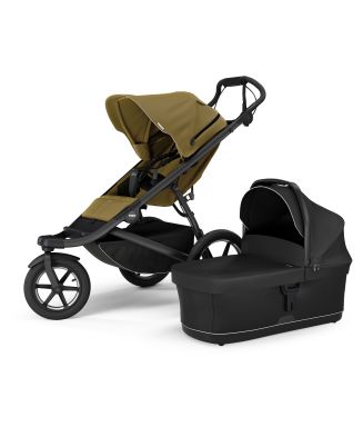 Akční set THULE URBAN GLIDE 3 NUTRIA GREEN SINGLE + Korbička + Madlo - 4