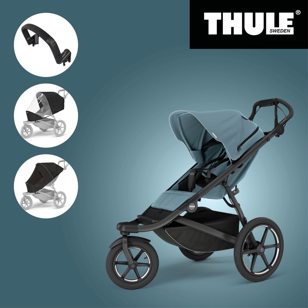 Akční set THULE URBAN GLIDE 3 MID BLUE + Madlo + Pláštěnka + Moskytiera - 1