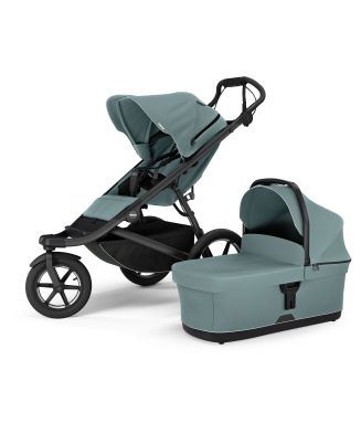 Akční set THULE URBAN GLIDE 3 MID BLUE SINGLE + Korba + Madlo + Pláštěnky + Moskytiery - 4