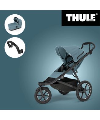 Akční set THULE URBAN GLIDE 3 MID BLUE SINGLE + Korbička + Madlo - 1