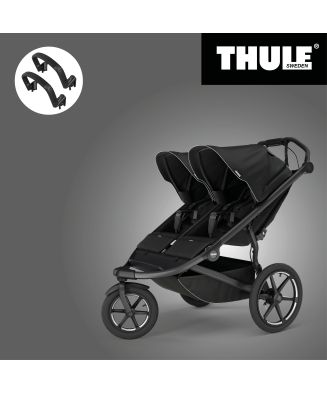 Akční set THULE URBAN GLIDE 3 BLACK DOUBLE + 2x Madlo - 1