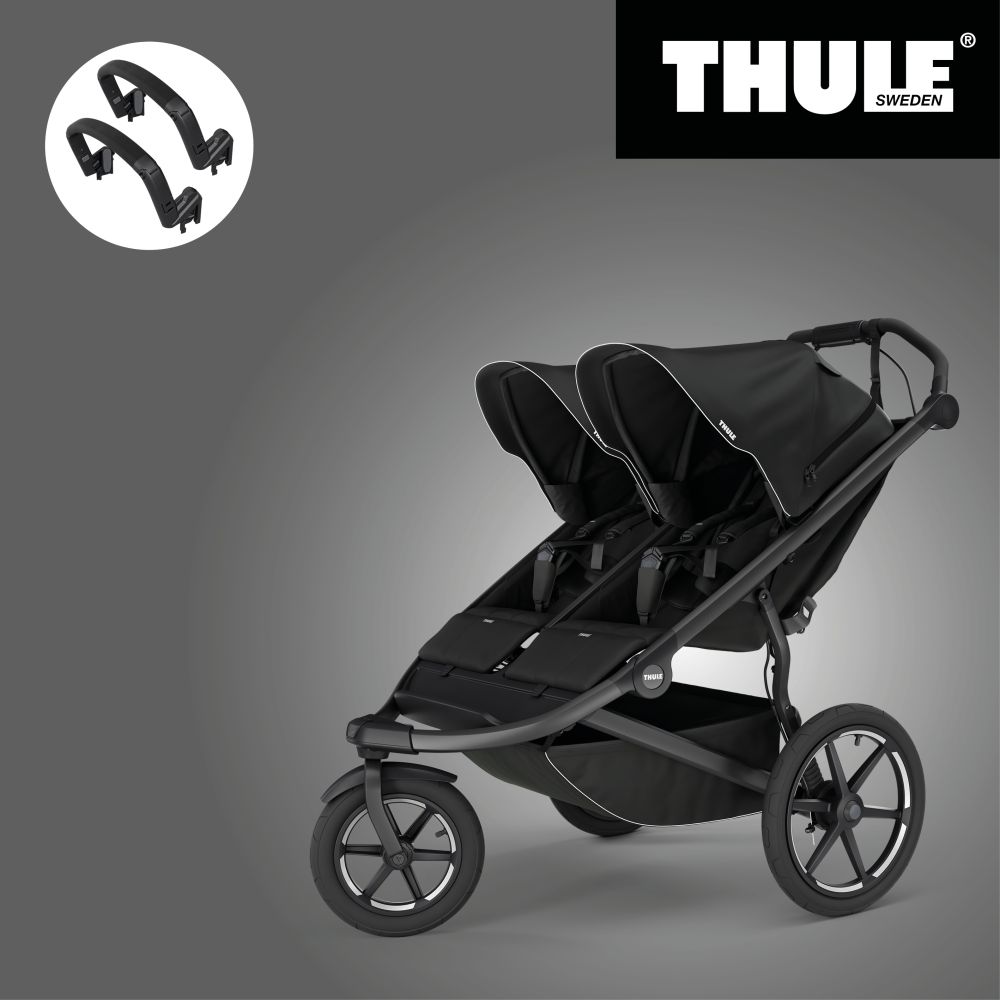 Akční set THULE URBAN GLIDE 3 BLACK DOUBLE + 2x Madlo - 1