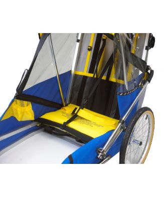 WIKE SPECIAL NEEDS LARGE YELLOW/BLUE speciální vozík za kolo pro větší děti do 150cm - 6