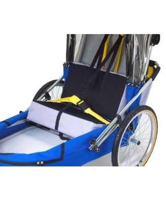 WIKE SPECIAL NEEDS LARGE YELLOW/BLUE speciální vozík za kolo pro větší děti do 150cm - 7