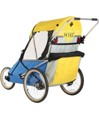 WIKE SPECIAL NEEDS LARGE YELLOW/BLUE speciální vozík za kolo pro větší děti do 150cm - 8