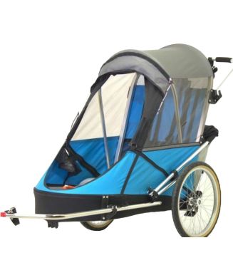 WIKE SPECIAL NEEDS LARGE TURQUOISE speciální vozík za kolo pro větší děti do 150cm - 1